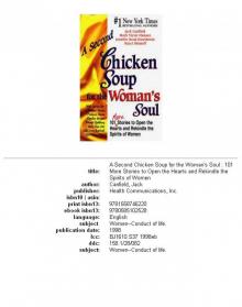 A Second Chicken Soup for the Woman's Soul