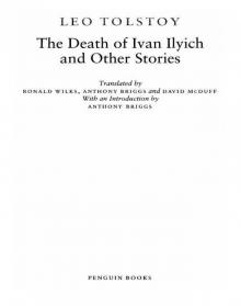 The Death of Ivan Ilyich and Other Stories