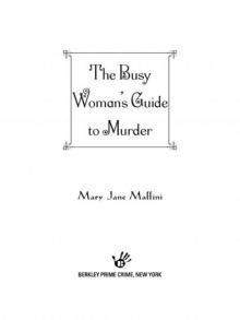 The Busy Woman's Guide to Murder