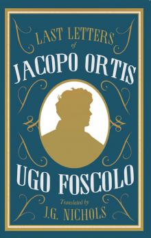 Last Letters of Jacopo Ortis