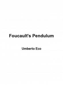 Foucault's Pendulum